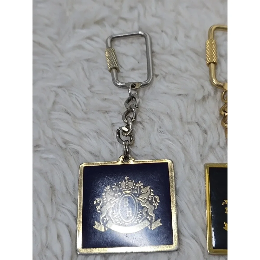2 Vintage Benson & Hedges Cigarettes Keychains Key Fob Tobacco Advertising Promo